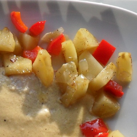 Aardappel en paprika