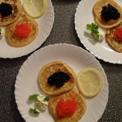 Blini met kaviaar