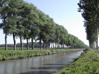 Kanaal in het Meetjesland