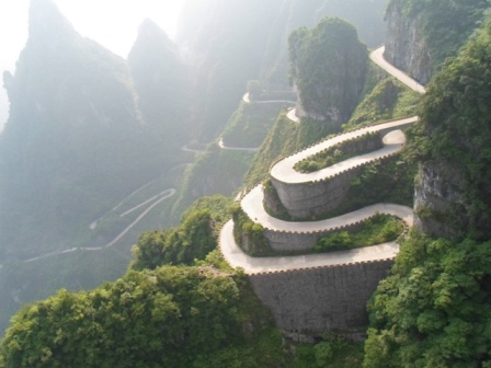 Tianmen Shan in China