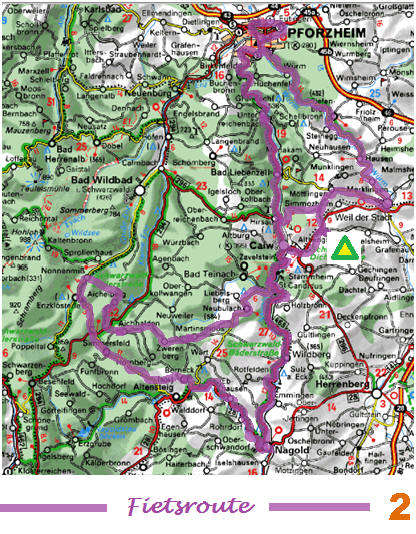 Fietsroute Schwarzwald