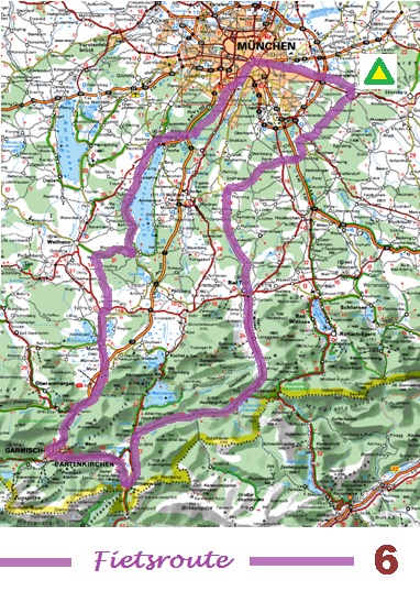 Fietsroute Bayern