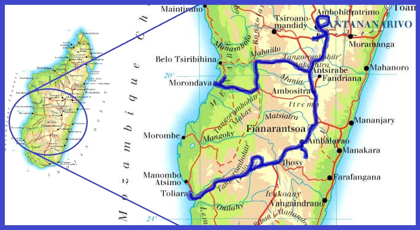 Fietsreis Madagaskar Morondava Toliaria Antananarivo