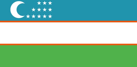 Vlag Uzbekistan