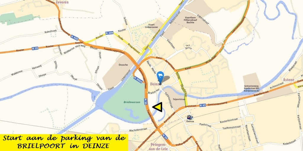 Wandelen in Deinze -Start in Deinze