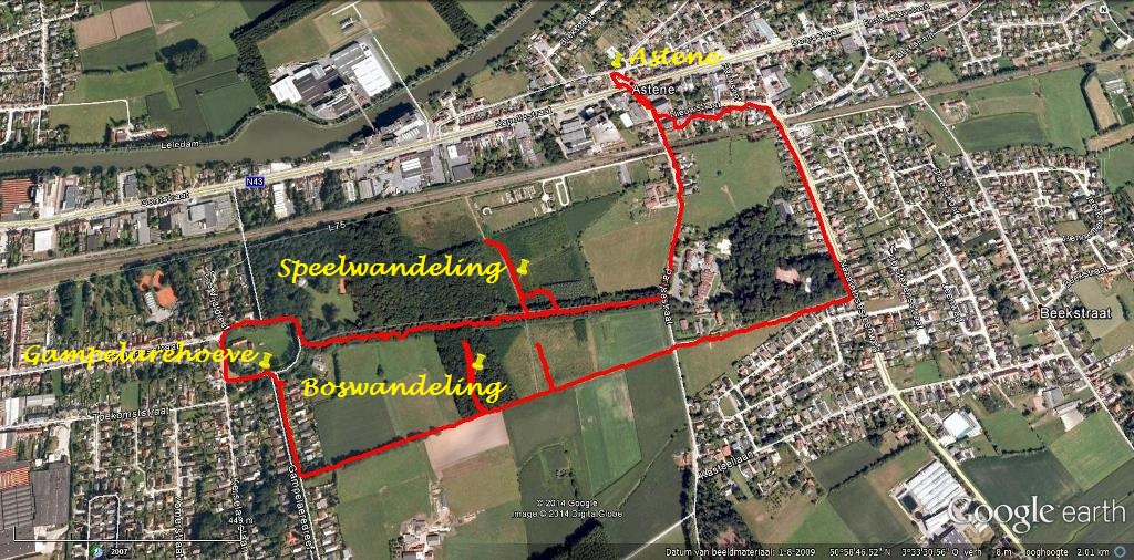 Deinze "Wandeling Astene Dreef"