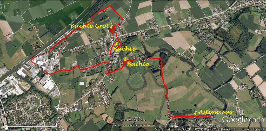 Deinze "Wandeling Bachte en Bathio"