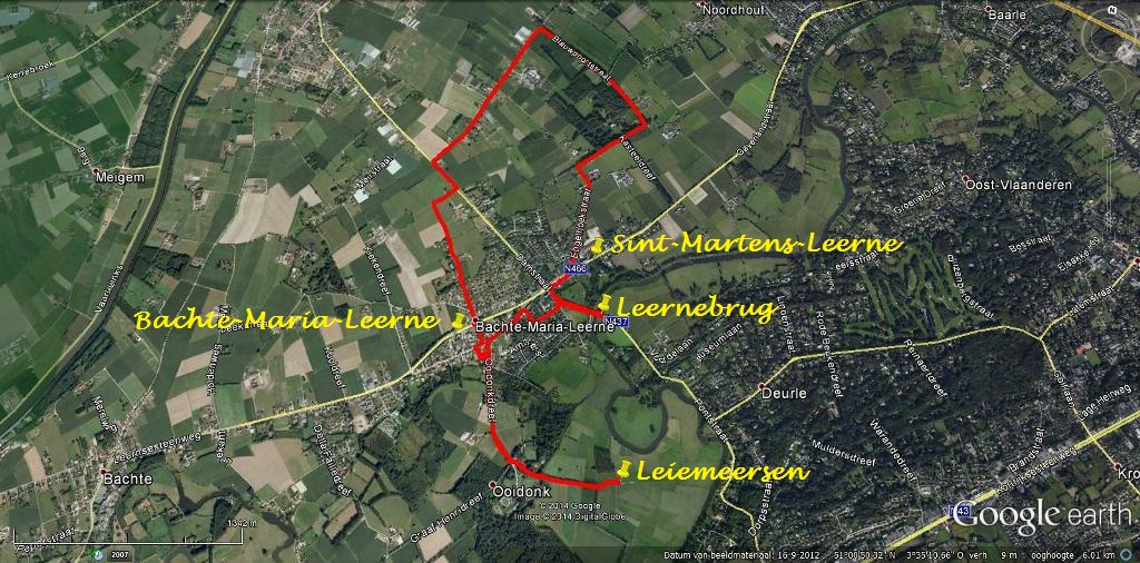 Deinze "Wandeling Beide Leernes"