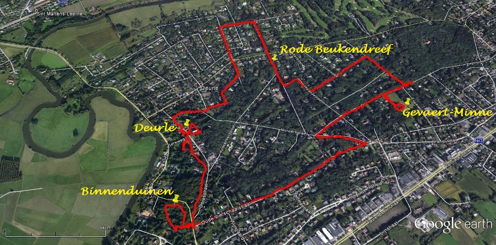 Leiestreek "Wandeling dreven van Deurle"