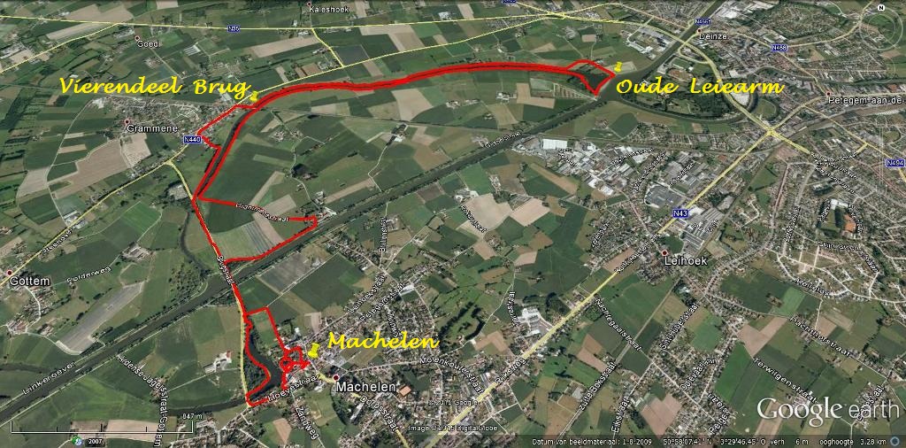 Deinze "Wandeling Oude Leie in Grammene en Machelen"