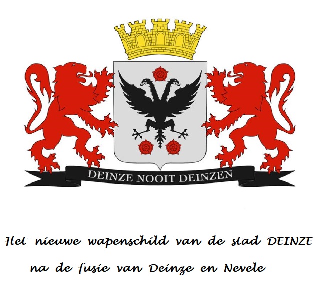 Stad Deinze / Nieuw wapenschild na de fusie