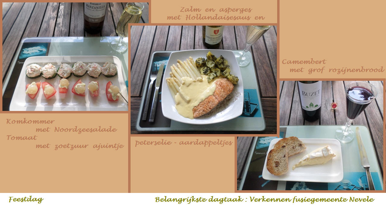 Menu in foto's