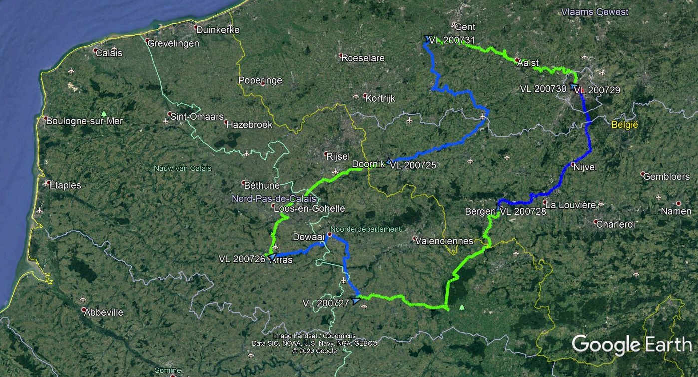 Vlaanderen Fietsroute